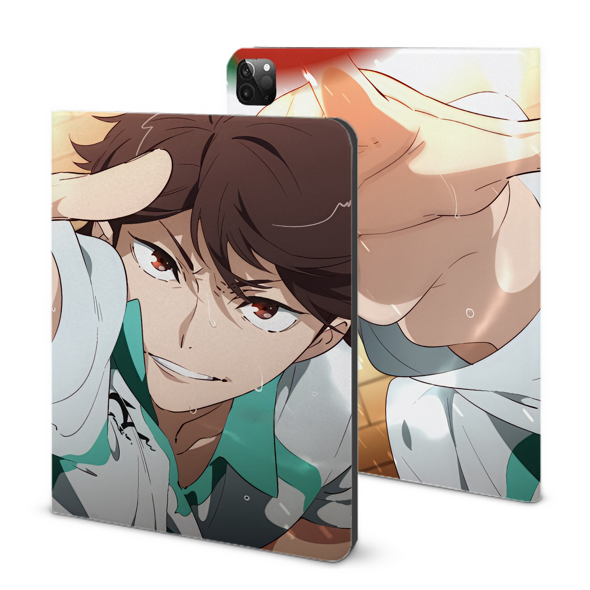 （画像用） ハイキュー!! Haikyu!! IPadケース ペンホルダー付き ブックスタイルデザイン
